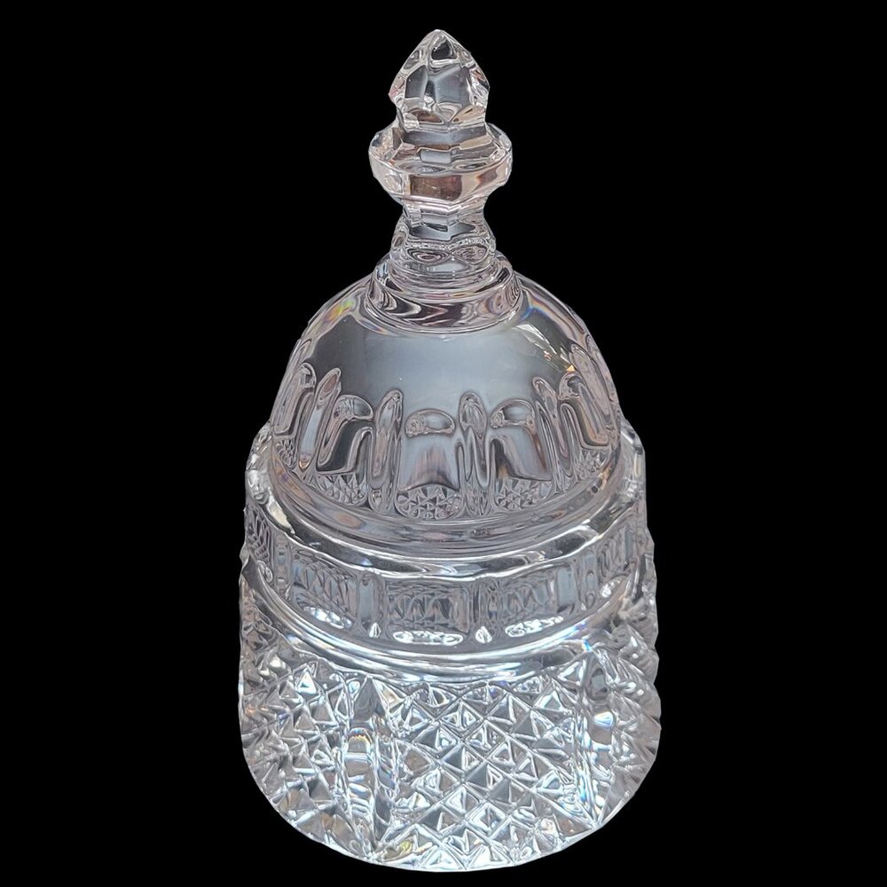 WATERFORD CRYSTAL UNITED STATES CAPITOL DOME BUILDING FIGURINE PAPERWEIGHT 5" H